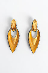 Vintage Richard Kerr Marine Teardrop Earrings back @ Recess Los Angeles