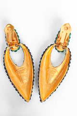 Vintage Richard Kerr Marine Teardrop Earrings signed @ Recess Los Angeles