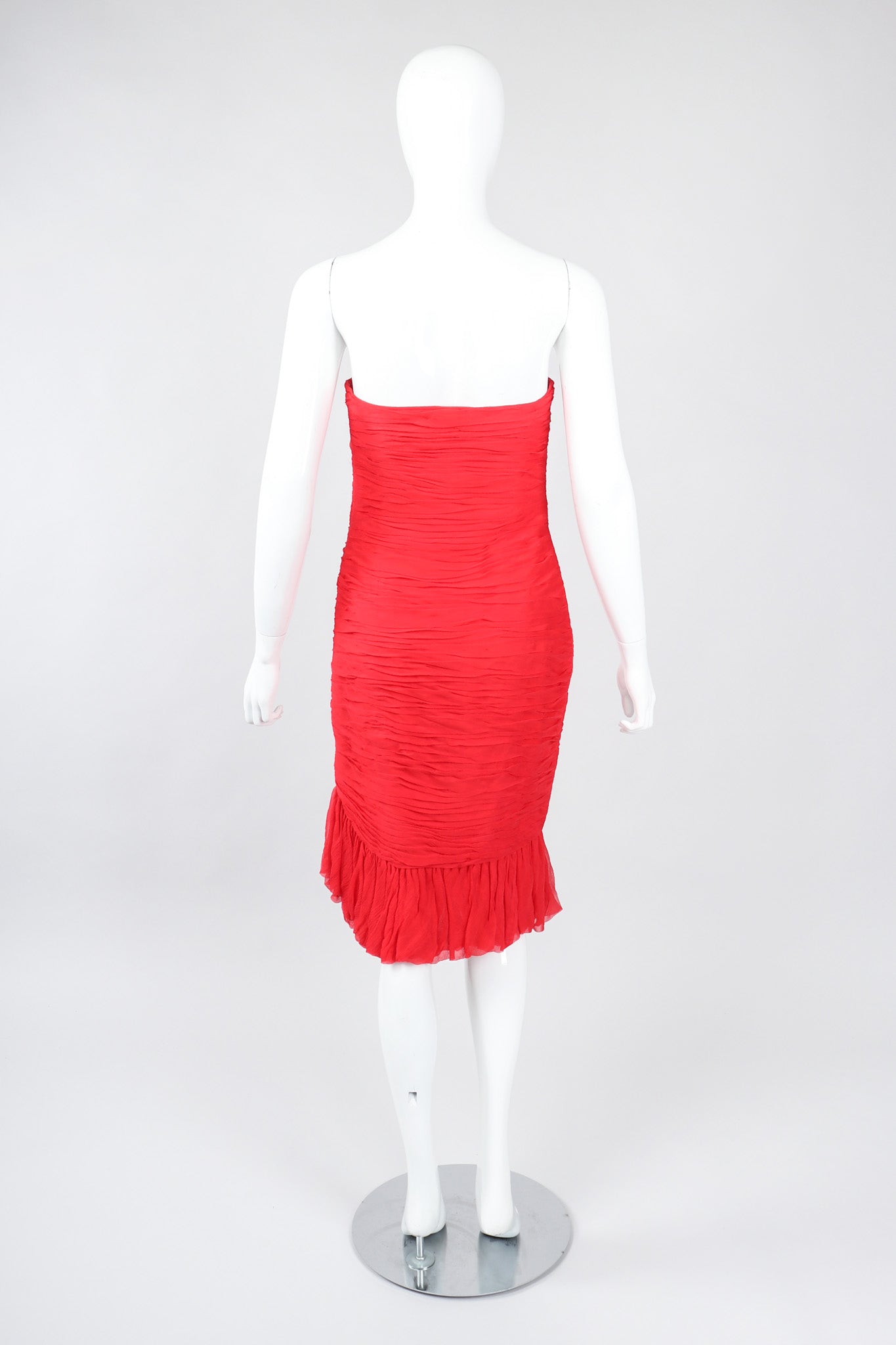 Recess Los Angeles Vintage Richilene Ruched Sweetheart Strapless Dress