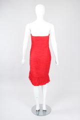 Recess Los Angeles Vintage Richilene Ruched Sweetheart Strapless Dress