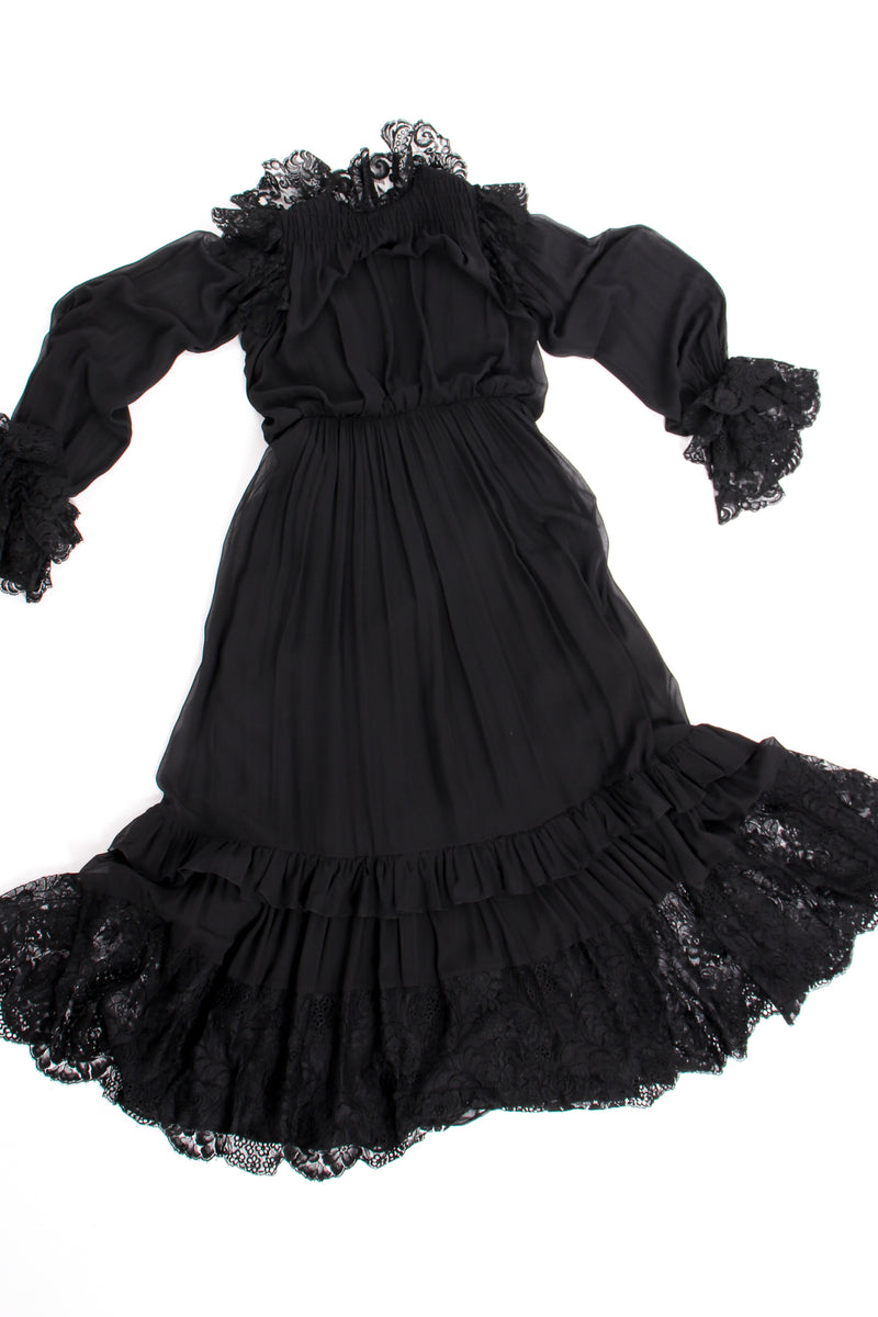 Vintage Richilene Lace Trim Prairie Dress flat at Recess Los Angeles