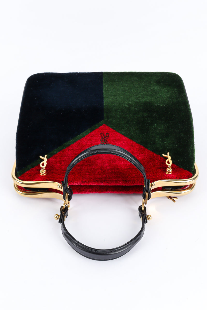 Velvet Frame Handbag