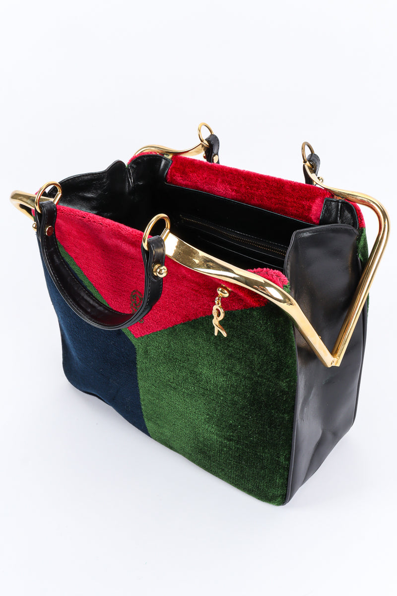 Velvet Frame Handbag