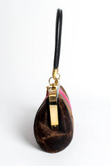 Vintage Roberta Di Camerino 1990s Mini Velvet Baguette Bag side @ Recess Los Angeles