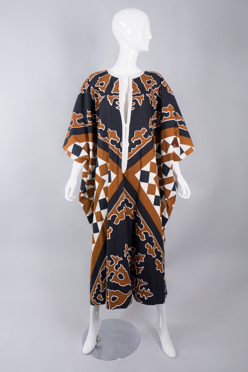 Robinsons Caftan in Vintage Print by Ira Seret and Angelo Donghia