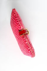 Vintage Rodo Woven Straw Shoulder Clutch Top @ Recess Los Angeles