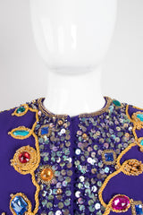 Victoria Royal Embellished Crop Jacket & Dress Set