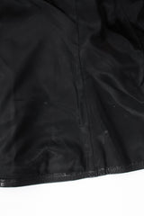 Vintage Yves Saint Laurent YSL Nipped Waist Leather Blazer lining stains @ Recess LA