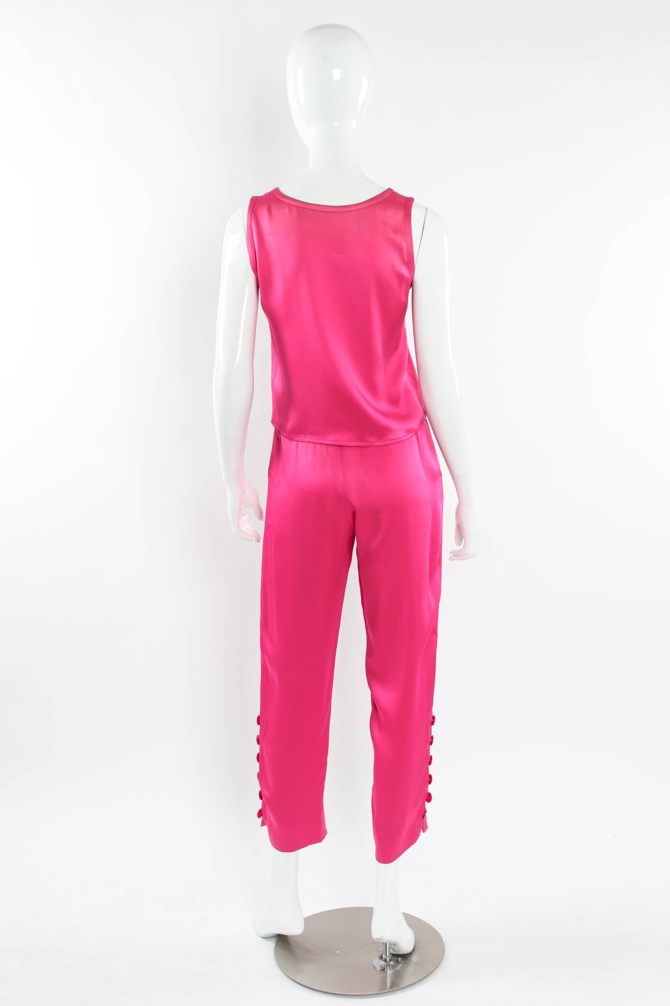 Vintage 1990s Yves Saint Laurent Tank Top & Pant Set mannequin back @ Recess LA