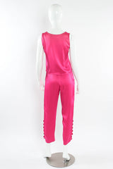 Vintage 1990s Yves Saint Laurent Tank Top & Pant Set mannequin back @ Recess LA