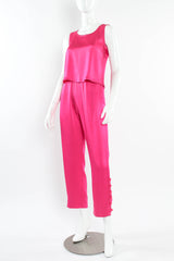 Vintage 1990s Yves Saint Laurent Tank Top & Pant Set mannequin angle @ Recess LA