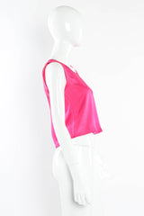 Vintage 1990s Yves Saint Laurent Tank Top & Pant Set mannequin side top @ Recess LA