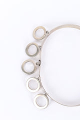 Silver industrial o-ring drop choker necklace rings @recessla