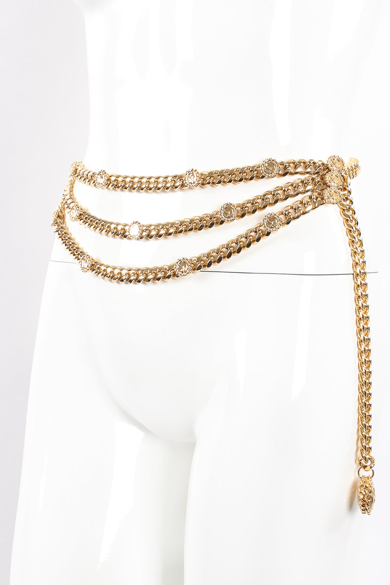 Vintage St John Chunky Triple-Strand Chain Belt II on Mannequin at Recess Los Angeles