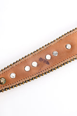 Vintage Streets Ahead Leather Metal Snake Belt stain at Recess Los Angeles