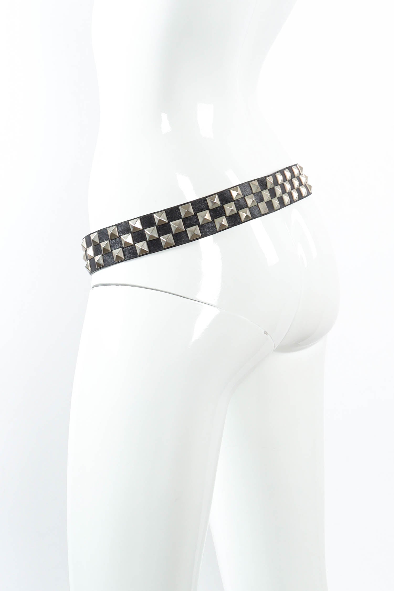 Vintage Streets Ahead Boxy Studded Belt back side @ Recess LA