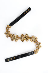 Vintage Streets Ahead Rhinestone Studded X Belt at Recess Los Angeles