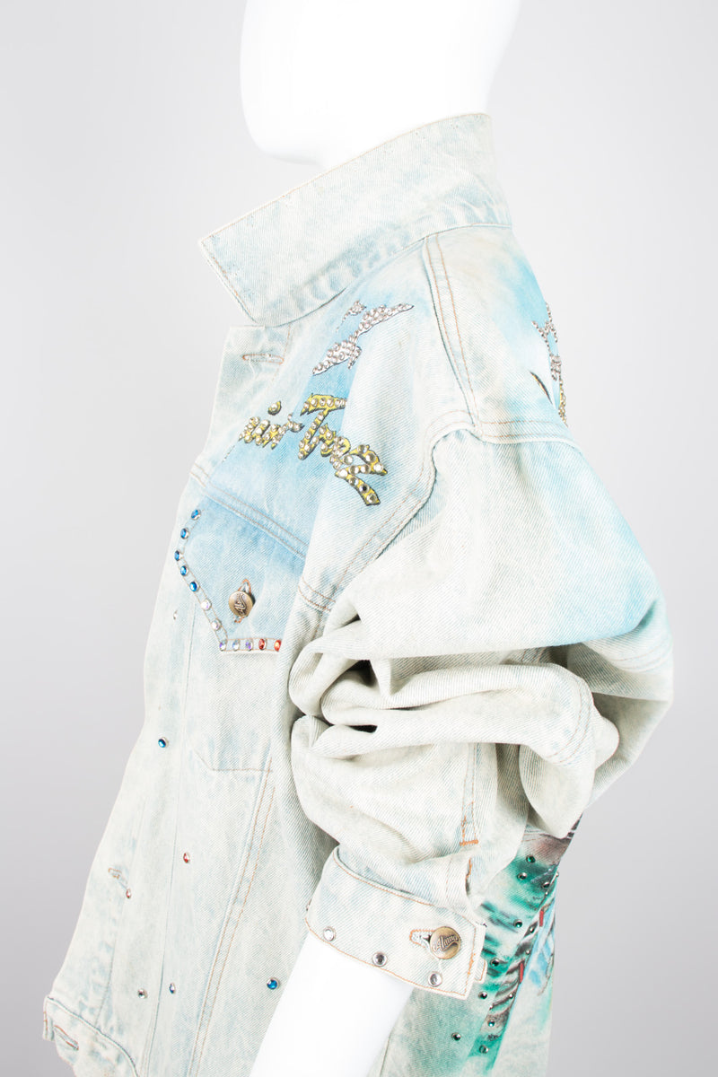 Tony Alamo Vive la Saint Tropez Embellished Denim Jacket