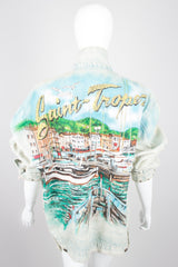 Tony Alamo Vive la Saint Tropez Embellished Denim Jacket