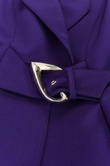 Vintage Thierry Mugler Buckle Jacket & Skirt Suit Set buckle detail @ Recess LA