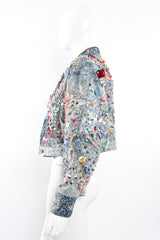 Vintage Tony Alamo Embellished Crop Jacket on Mannequin side at Recess Los Angeles