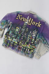 Tony Alamo NY Big Apple Embellished Denim Jacket