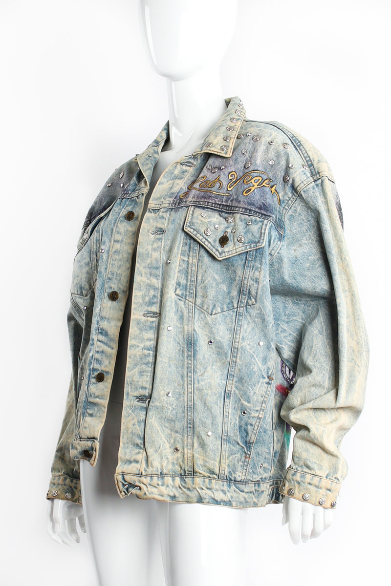 Vintage Tony Alamo Las Vegas Strip Jacket on Mannequin Angle at Recess LA