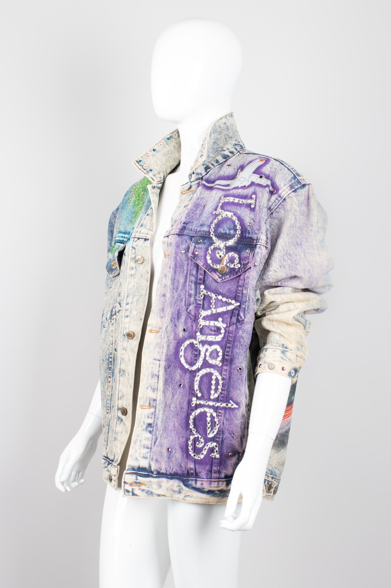 Tony Alamo City Of The Angels Embellished Denim Jacket