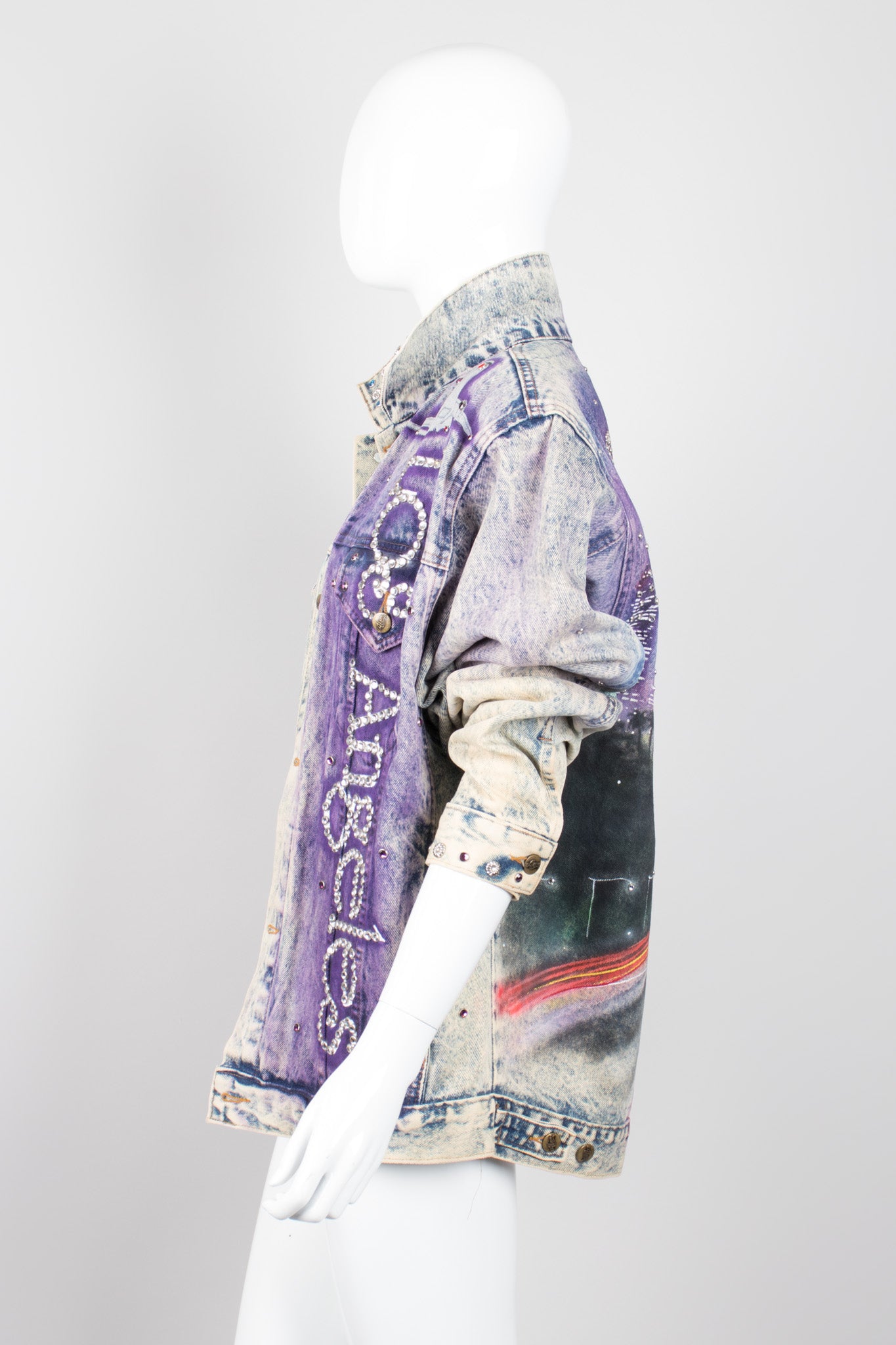 Tony Alamo City Of The Angels Embellished Denim Jacket