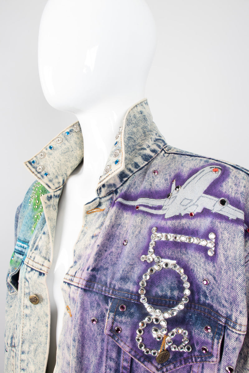 Tony Alamo City Of The Angels Embellished Denim Jacket