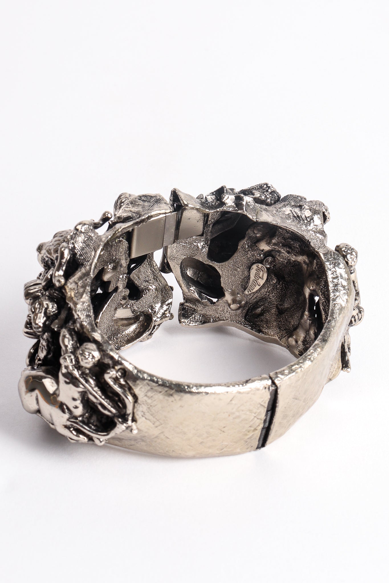 Vintage Tortolani Sculpted Zodiac Star Sign Cuff Bracelet at Recess Los Angeles