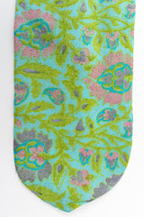 Vintage Treacy Lower Leaf Foliage Print Dress waist tie end @ Recess Los Angeles