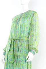 Vintage Treacy Lower Leaf Foliage Print Dress mannequin angle close @ Recess Los Angeles