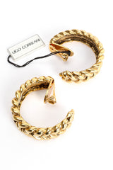 Twist Braid Hoop Earrings