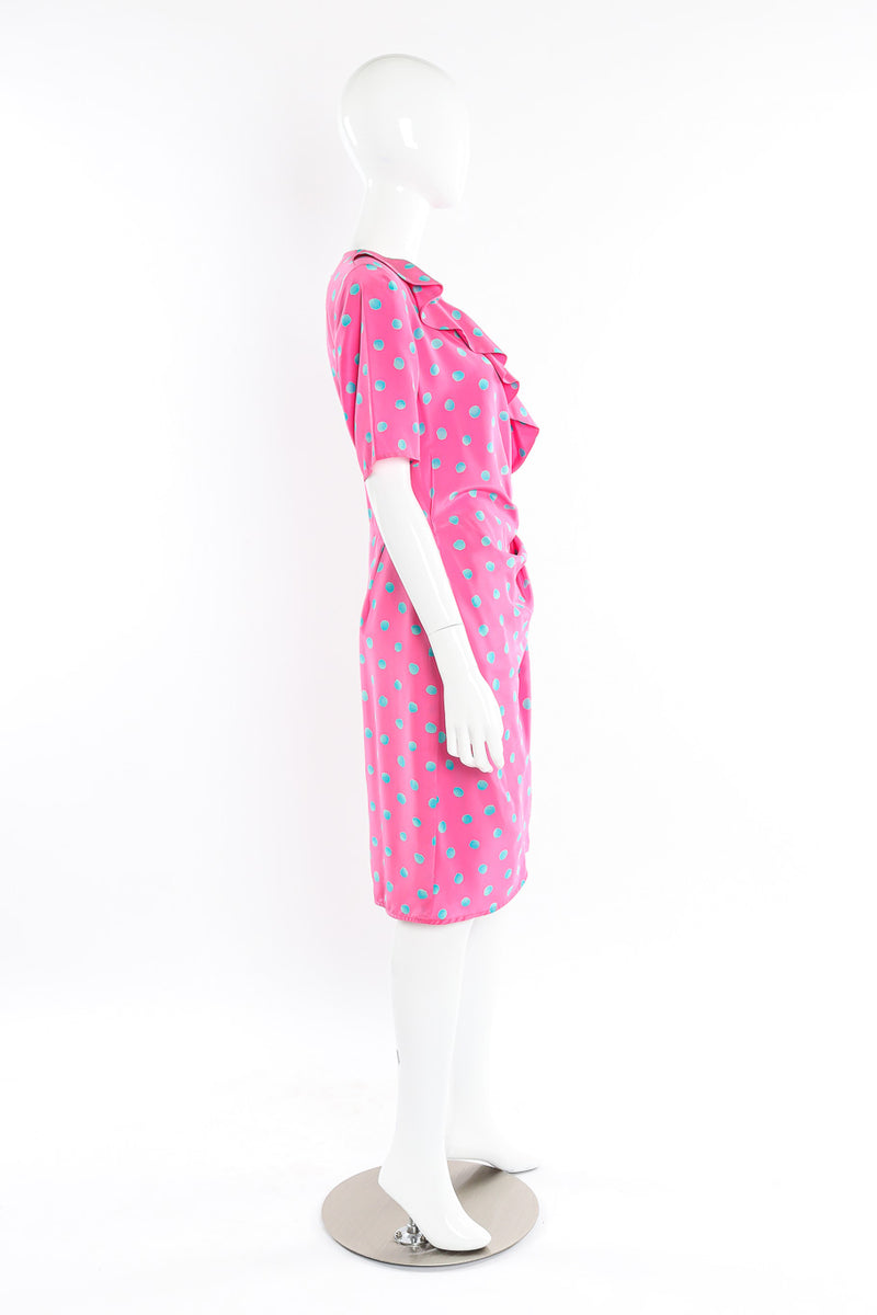 Wrap dress by Emanuel Ungaro mannequin side @recessla