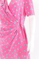 Wrap dress by Emanuel Ungaro mannequin hip close @recessla