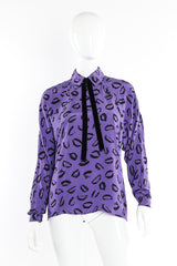 Lip blouse by Emanuel Ungaro mannequin front @recessla