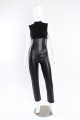 Valentino sleeveless leather jumpsuit on mannequin @recessla