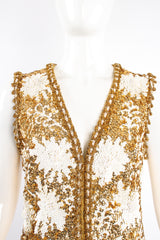 Vintage Valentina Sequined Blossom Burst Vest on Mannequin crop at Recess Los Angeles