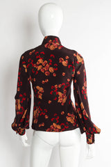 Vintage Valentino I.Magnin Chestnuts & Berries Top & Skirt Set mannequin top back @ Recess LA