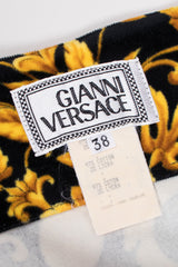 Gianni Versace Baroque Velvet Print Pant