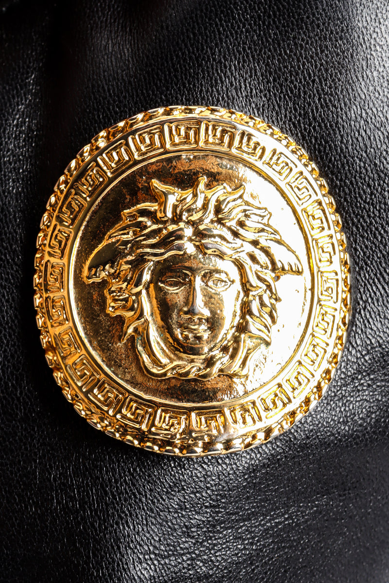 Vintage Gianni Versace 1993 A/W Medusa Emblem Grunge Boot signed/large medusa emblem @ Recess LA