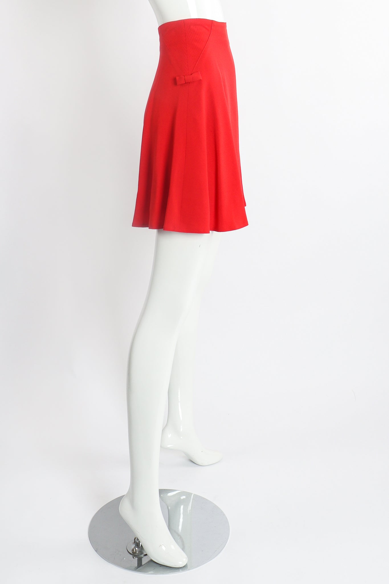 Vintage Versace Suit Skater Skirt on Mannequin Side at Recess Los Angeles