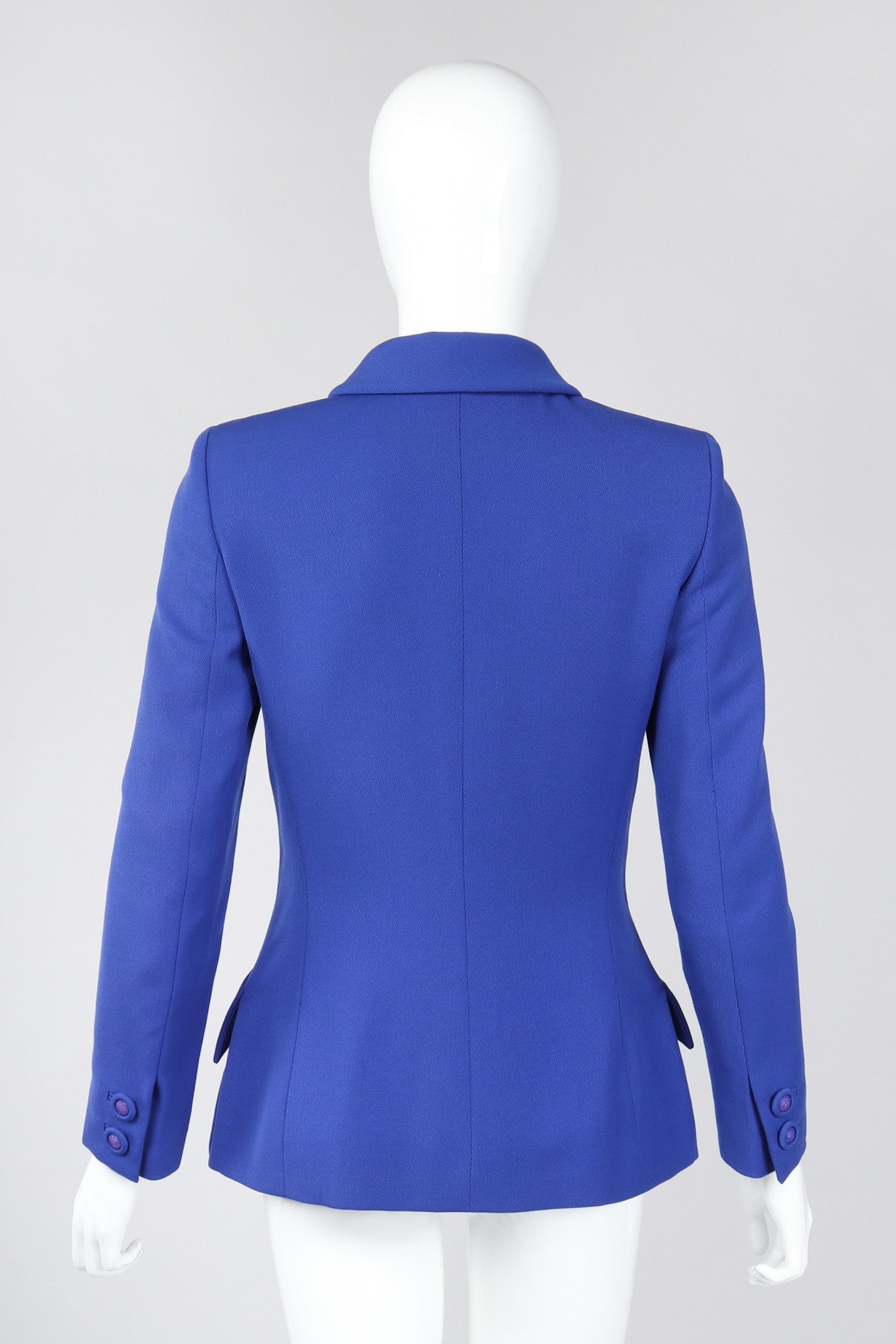 Recess Los Angeles Vintage Gianni Versace Majorelle Blue Jacket & Pant Suit