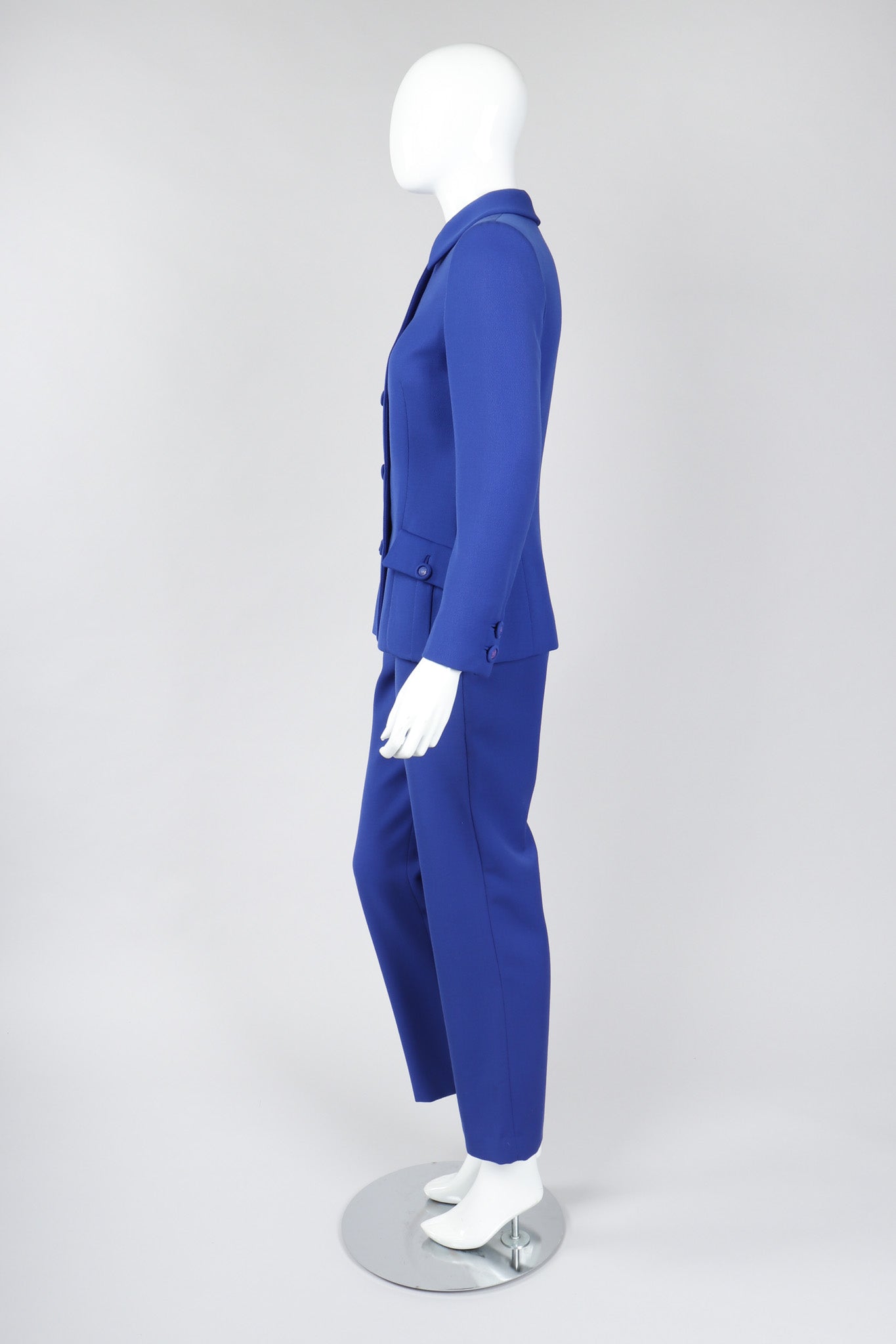 Recess Los Angeles Vintage Gianni Versace Majorelle Blue Jacket & Pant Suit