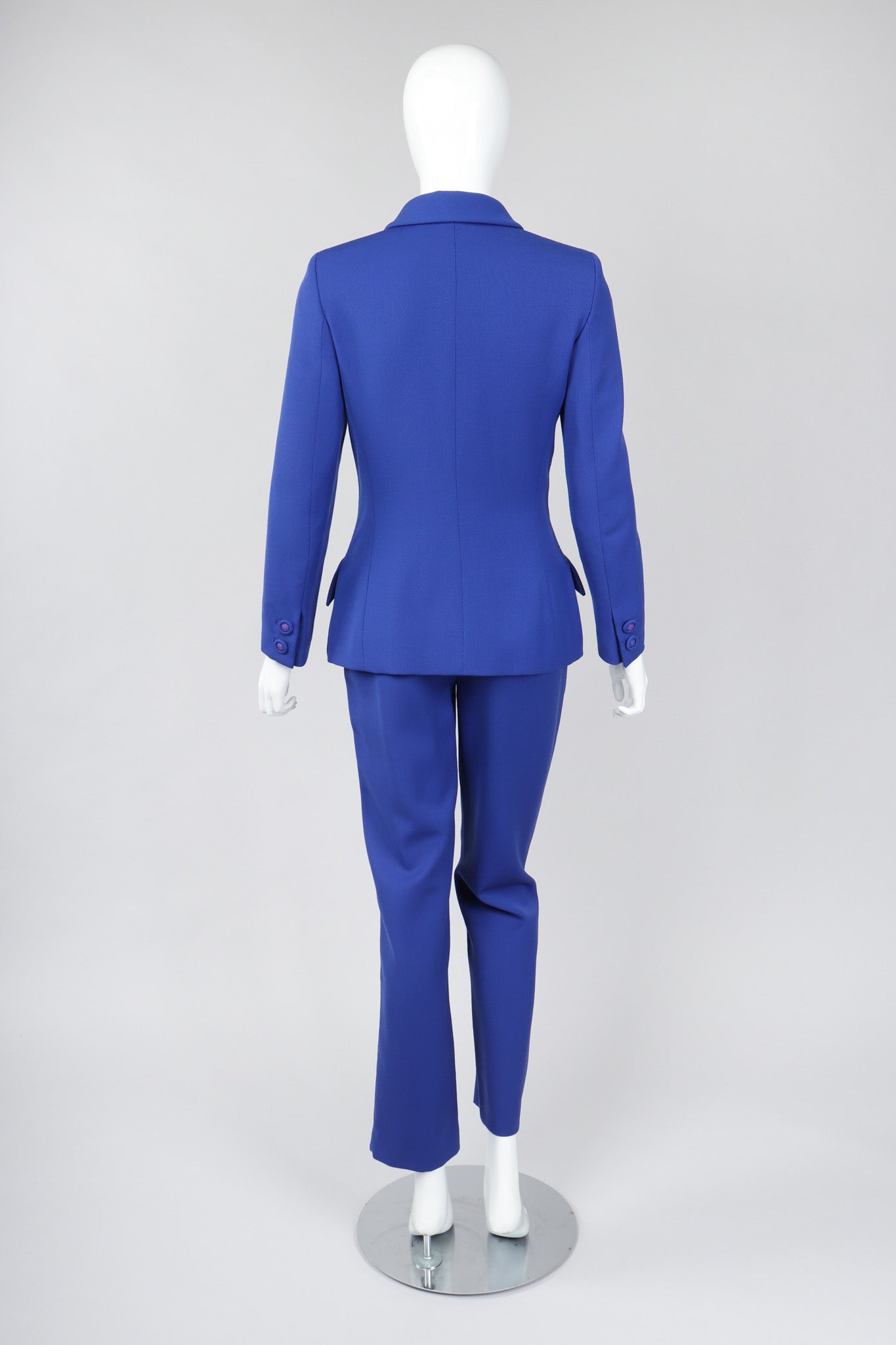 Recess Los Angeles Vintage Gianni Versace Majorelle Blue Jacket & Pant Suit