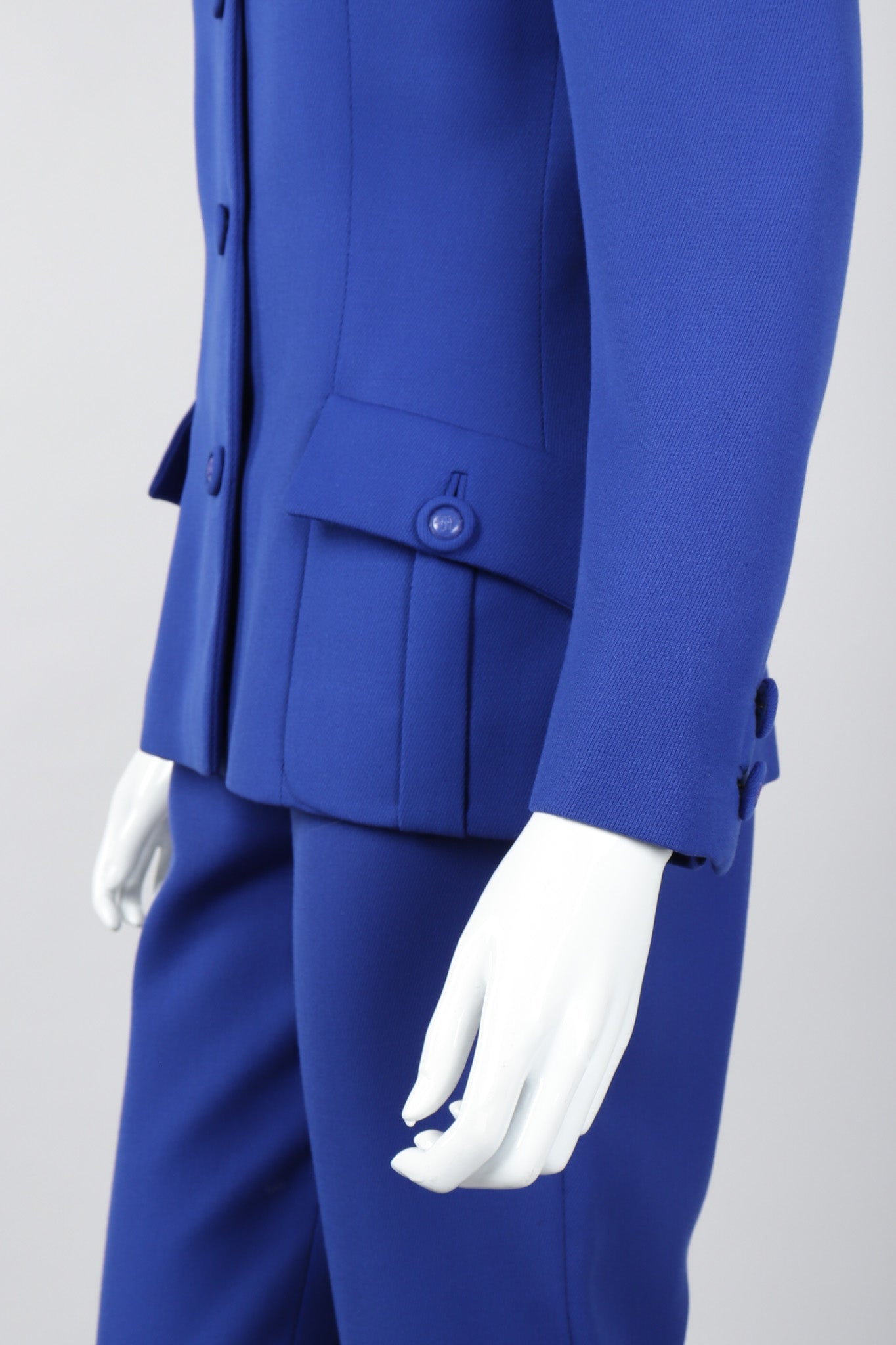 Recess Los Angeles Vintage Gianni Versace Majorelle Blue Jacket & Pant Suit