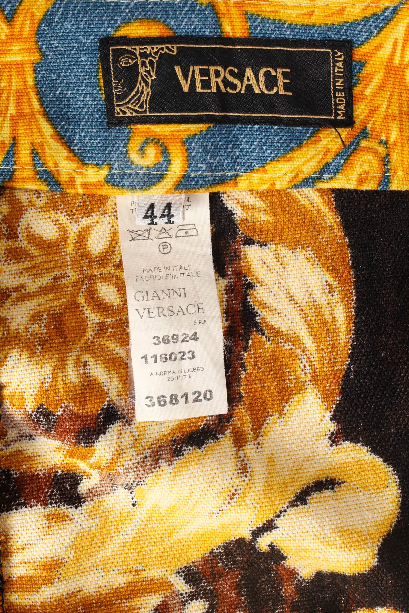 1990s Baroque Patchwork Print Pant