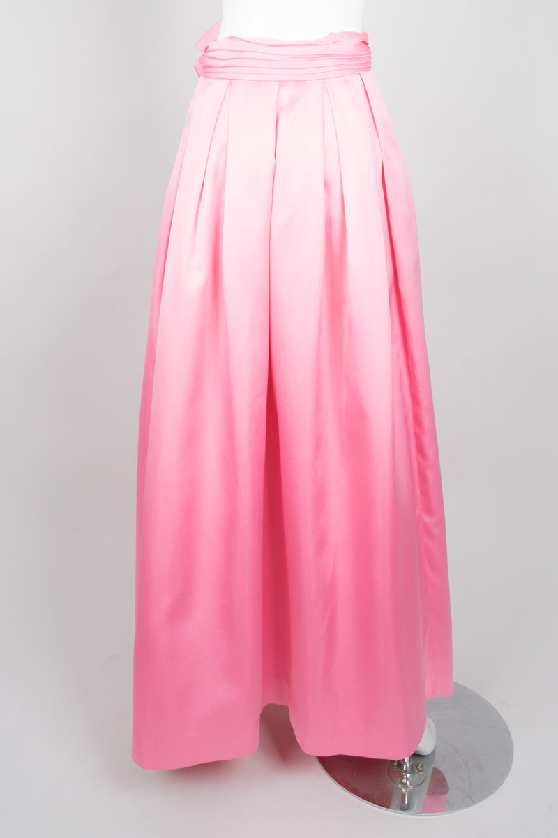 Victor Costa Satin Bow Formal Ball Skirt