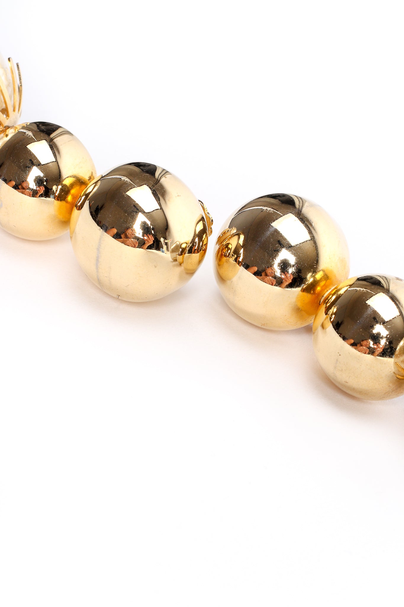 Vintage Viking Pearl Bauble Ball Earrings wear at Recess Los Angeles